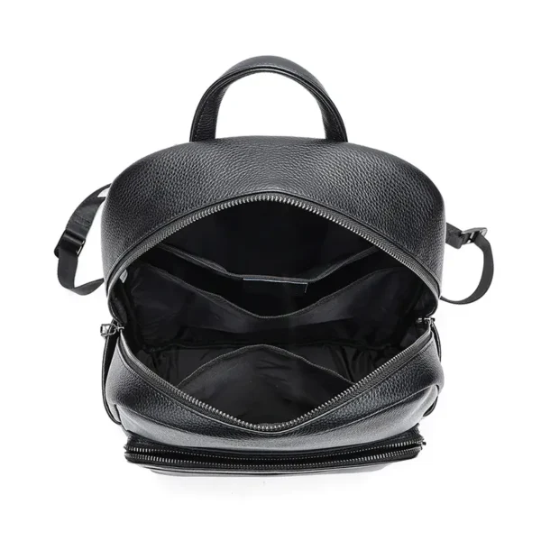Classic Daily All-match Men Leather Backpack