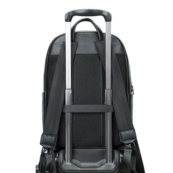 Classic Daily All-match Men Leather Backpack