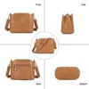 5 Convertible Leather Backpack Handbag for Women