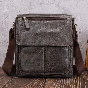 Wholesale Vintage Full Grain Brown Leather Shoulder Bag OEM Wholesale vintage full grain brown leather shoulder bag OEM supplier