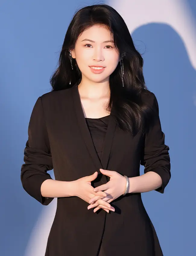 MVABAG business team member - professional woman in black blazer