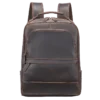 Embossed Texture Men Leather Backpack