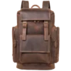 首图 Retro Full Grain Men Leather Backpack