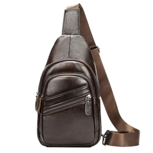 Classic Genuine Leather Chest Bag Unisex for Daily Outdoor Use Wholesale
