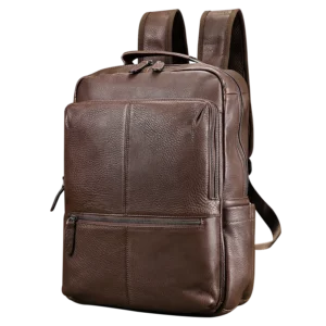 Streetwear Fashion Men Leather Backpack