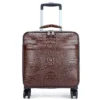 首图白底 Minimalist Solid Color Genuine Leather Luggage