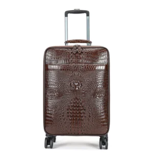 Vintage Crazy Horse Genuine Leather Luggage