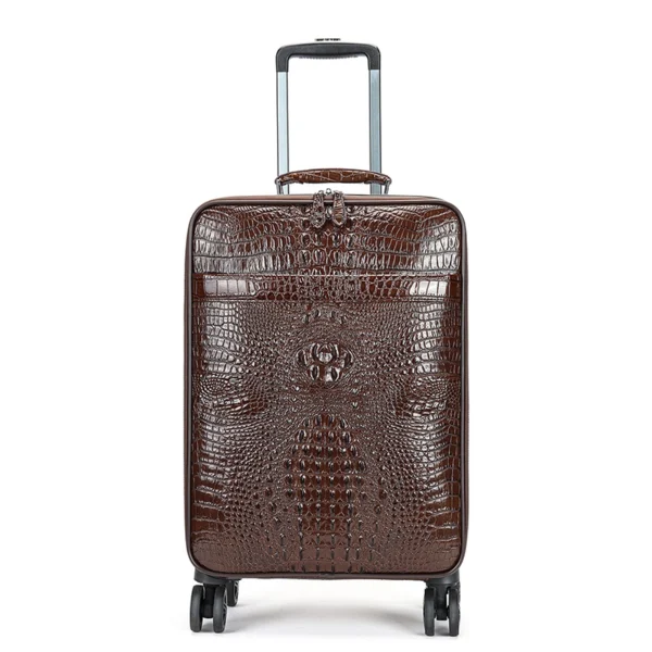 首图白底 Vintage Crazy Horse Genuine Leather Luggage