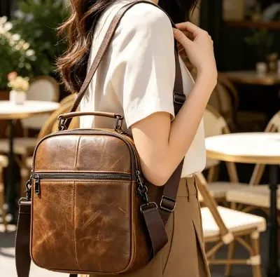 crazy horse leather bag