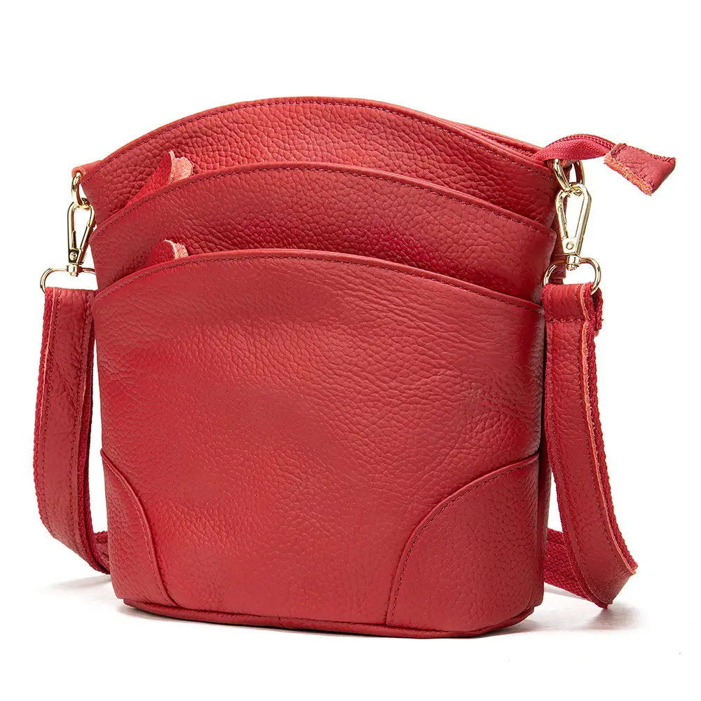 women’s top‑grain cowhide bucket crossbody‑bag‑daily‑shoulder‑bag‑mvabag