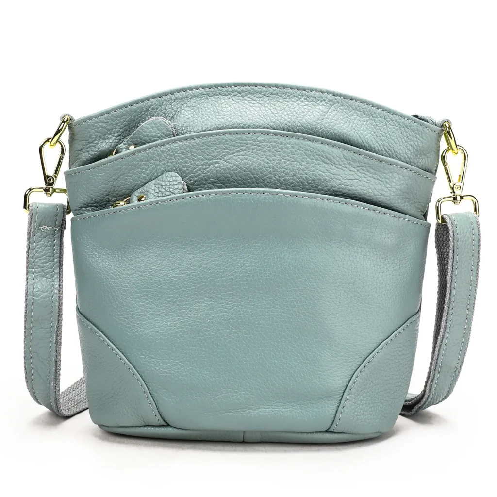 women’s top‑grain cowhide bucket crossbody‑bag‑daily‑shoulder‑bag‑mvabag