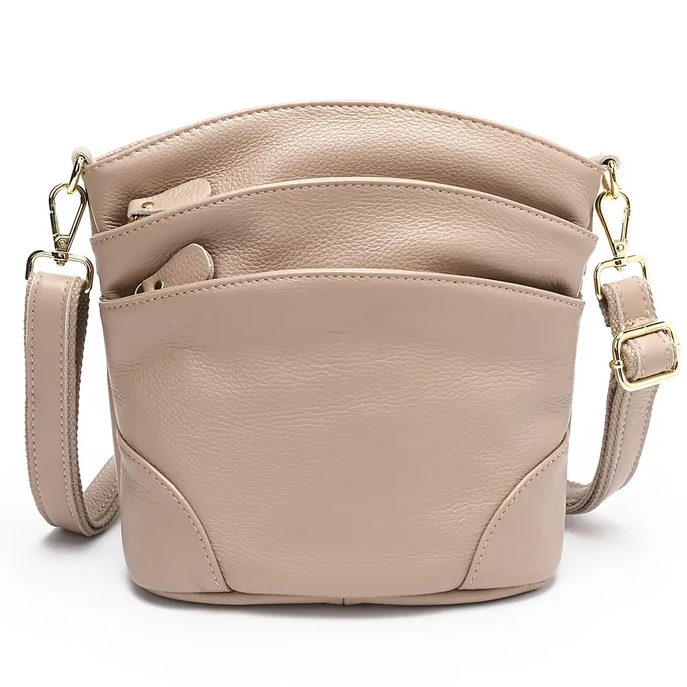 women’s top‑grain cowhide bucket crossbody‑bag‑daily‑shoulder‑bag‑mvabag