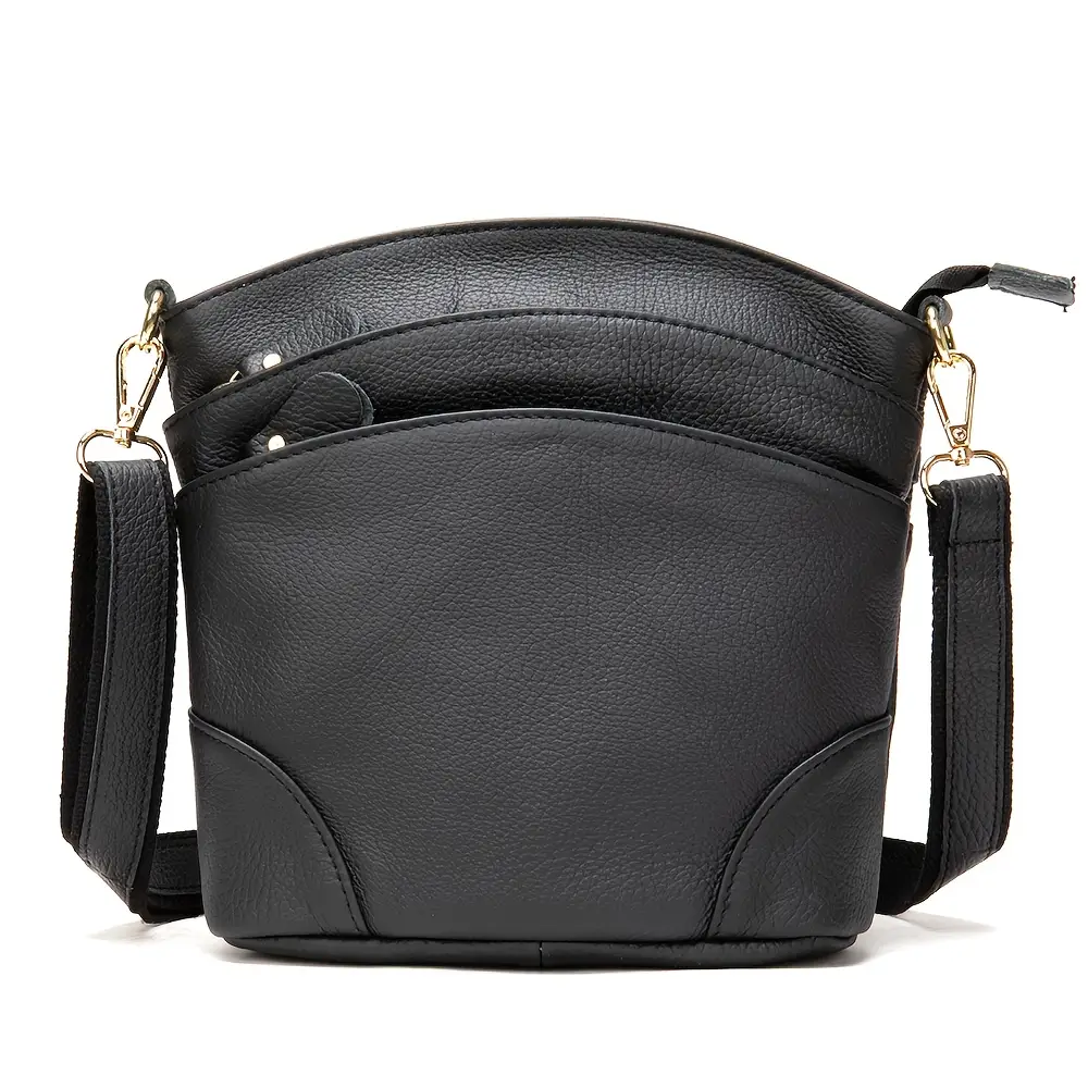 women’s top‑grain cowhide bucket crossbody‑bag‑daily‑shoulder‑bag‑mvabag