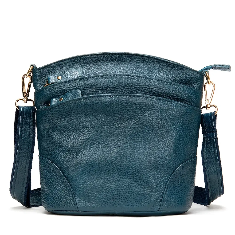 women’s top‑grain cowhide bucket crossbody‑bag‑daily‑shoulder‑bag‑mvabag