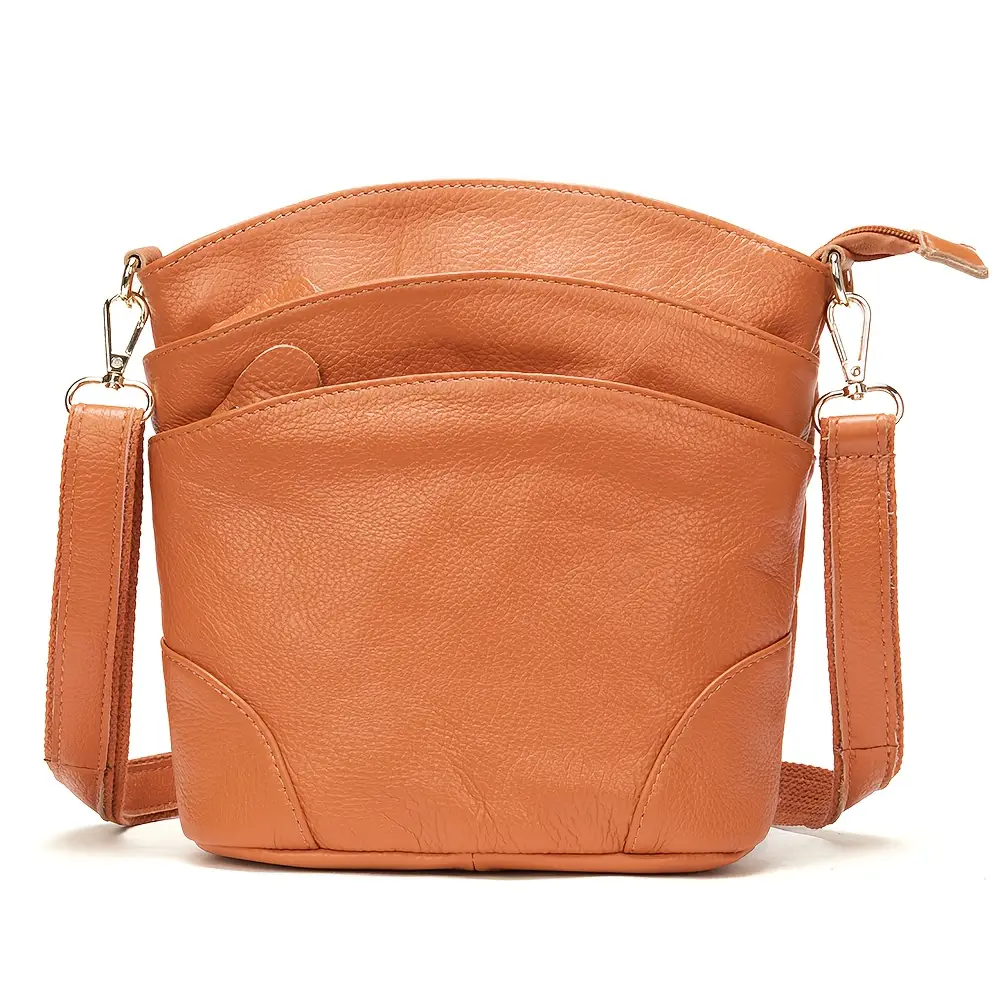 women’s top‑grain cowhide bucket crossbody‑bag‑daily‑shoulder‑bag‑mvabag