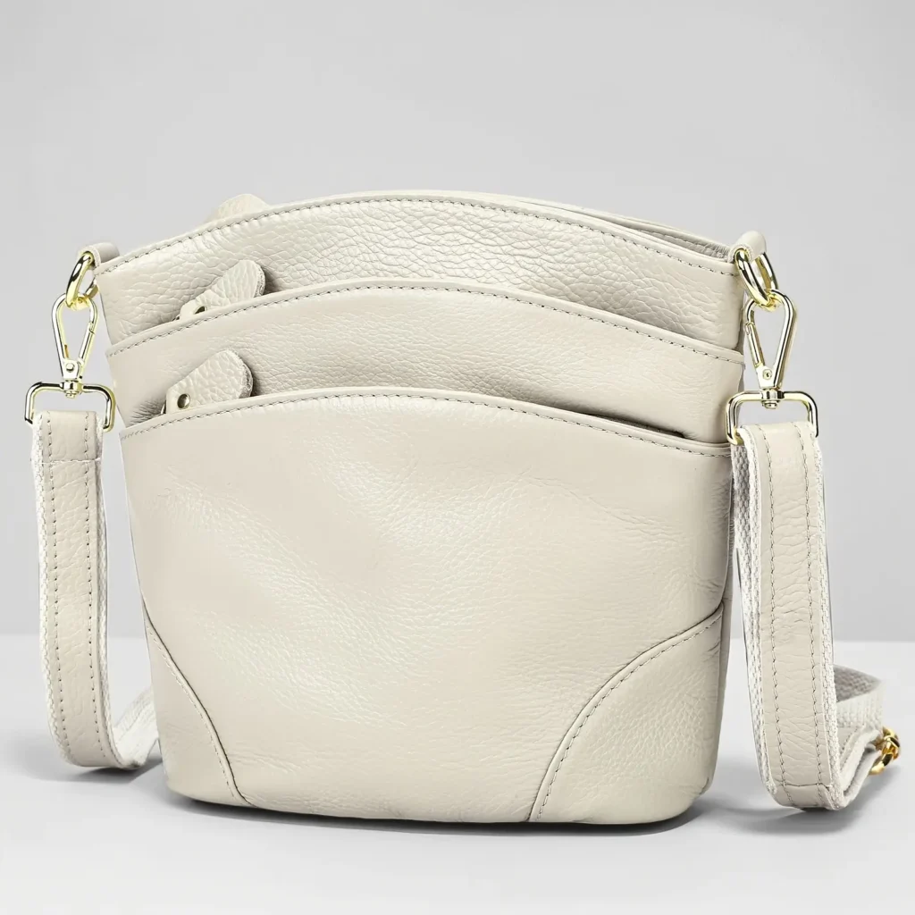 women’s top‑grain cowhide bucket crossbody‑bag‑daily‑shoulder‑bag‑mvabag