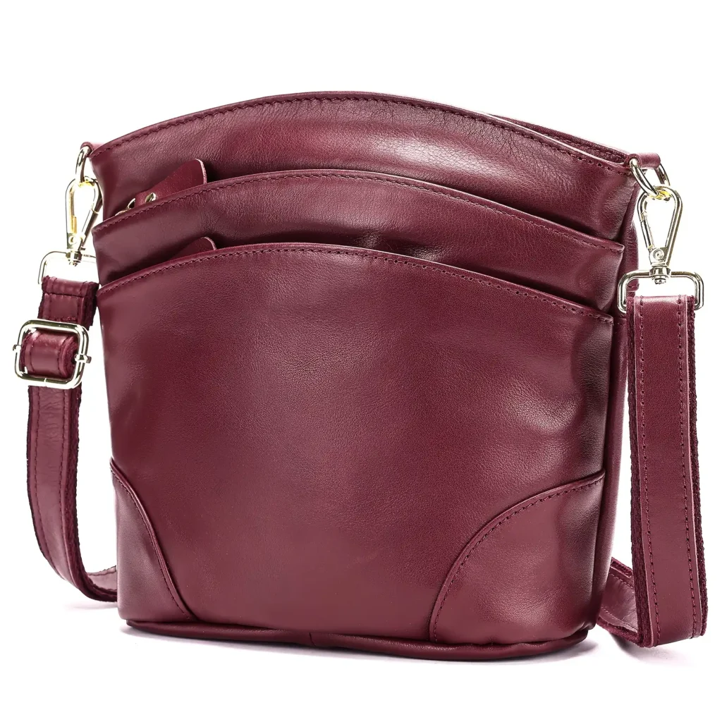women’s top‑grain cowhide bucket crossbody‑bag‑daily‑shoulder‑bag‑mvabag