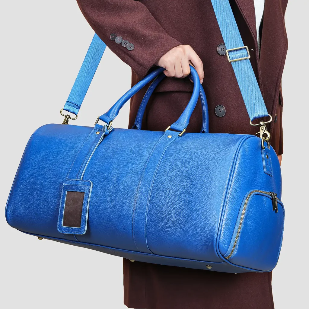 vintage leather shoulder tote handbag for vacation travelling women