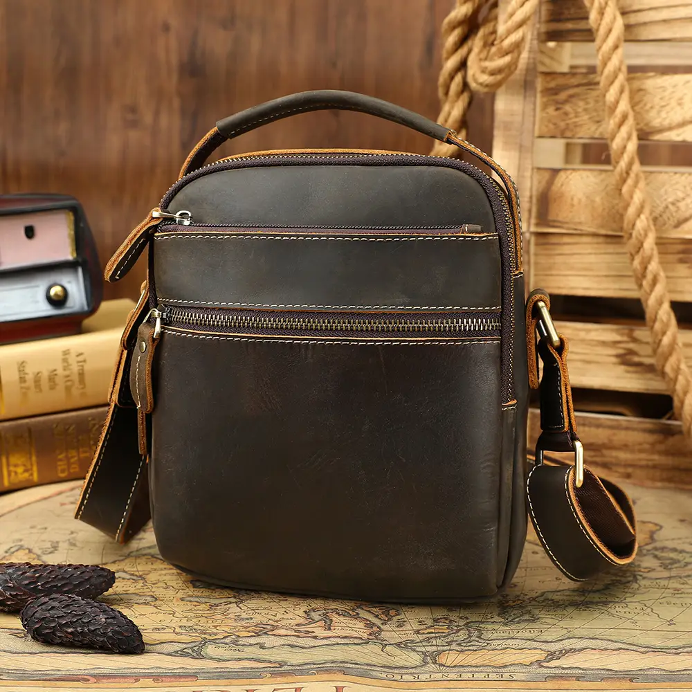 Wholesale Crazy Horse Leather Shoulder BagsAliExpress