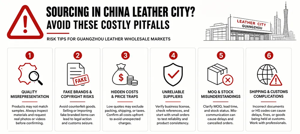 China Leather City sourcing tips