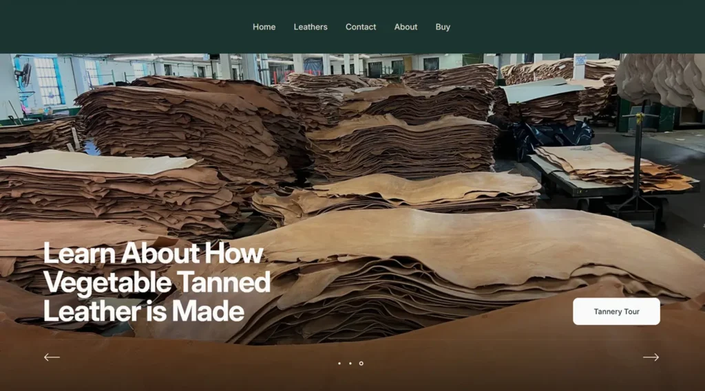 leather suppliers USA