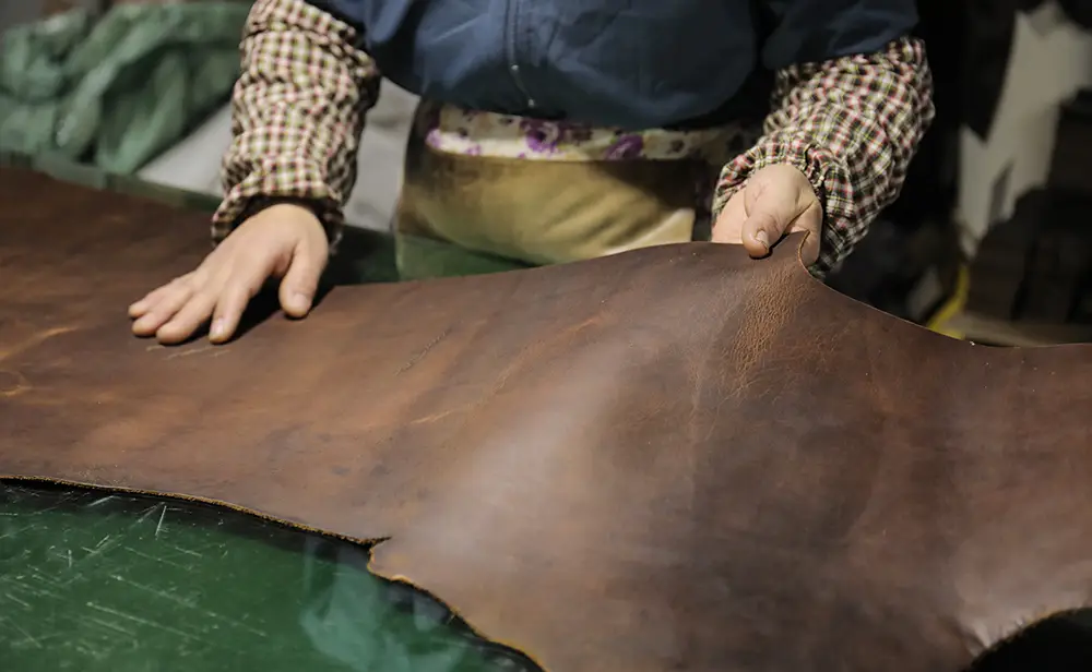 Crazy Horse Leather Used for Genuine Leather Bags