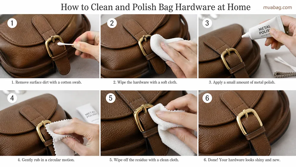 leather bag buckle & zipper fix
