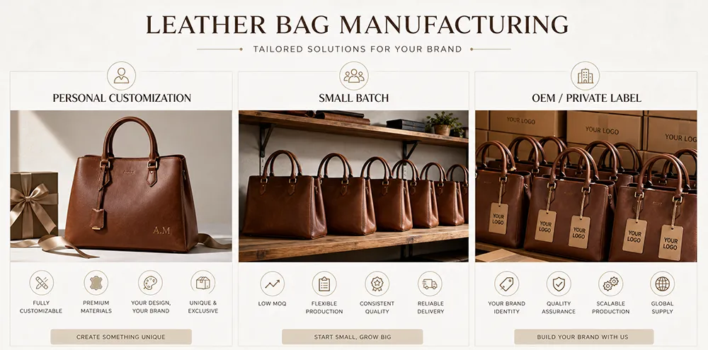 leather bag customization process