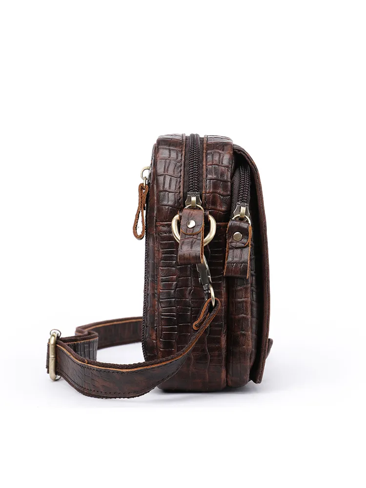 mens leather man bag