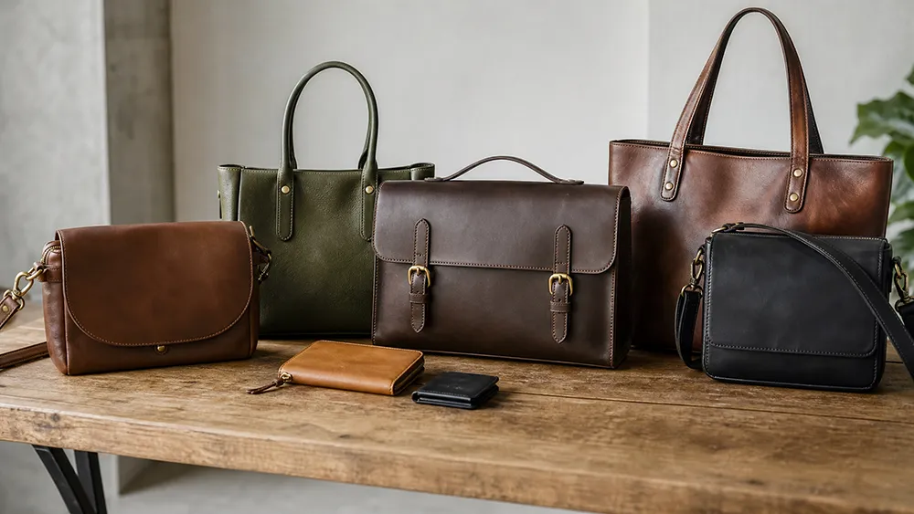 eco-friendly leather bag production