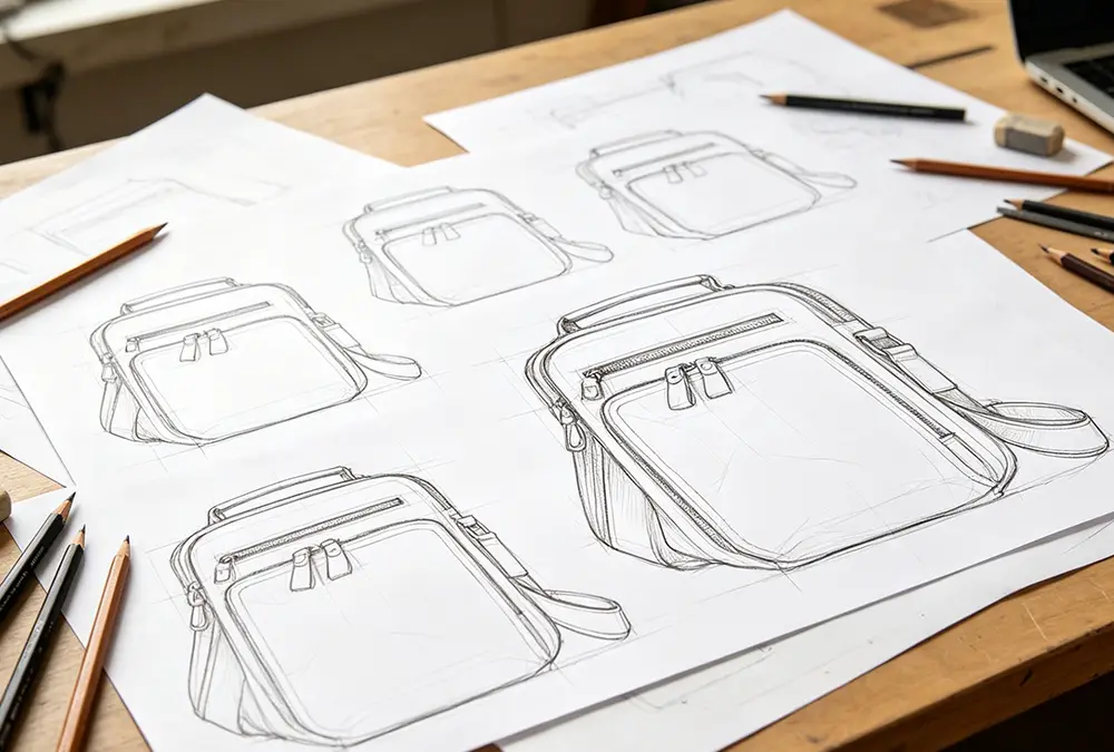 genuine leather bag brand from China