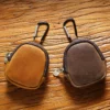 Brown and Coffee style 8061 leather coin pouches