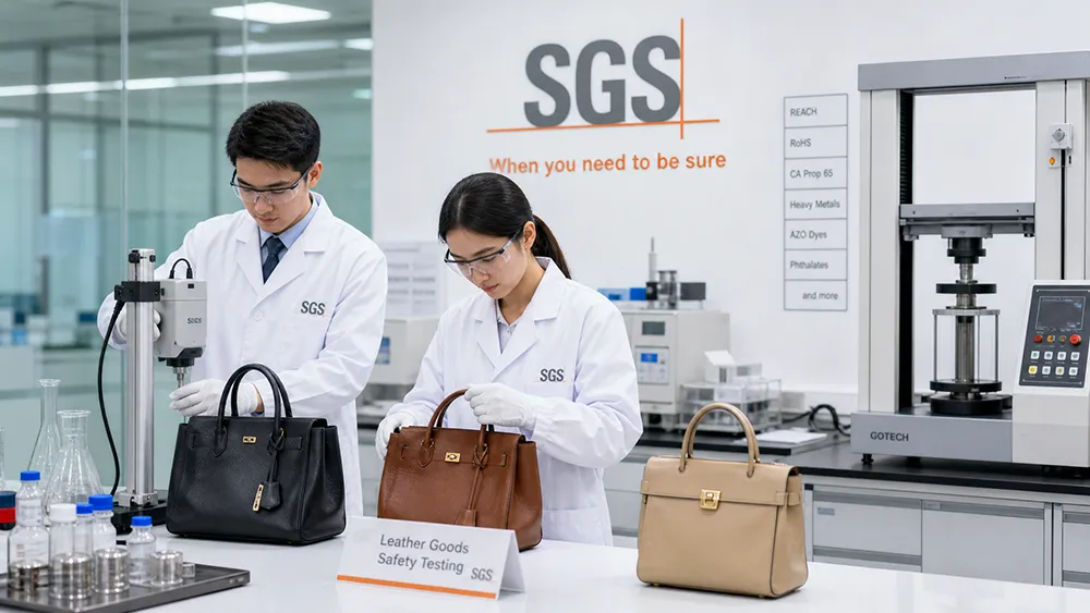 California Prop 65 leather goods