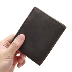 Crazy Horse Leather Rfid Wallet