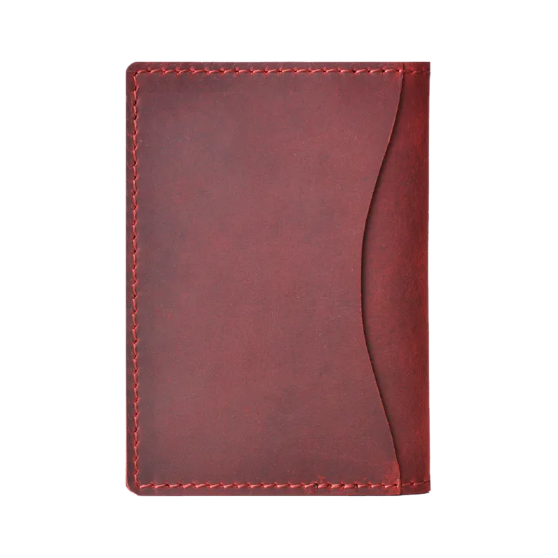 Crazy Horse leather card holder
