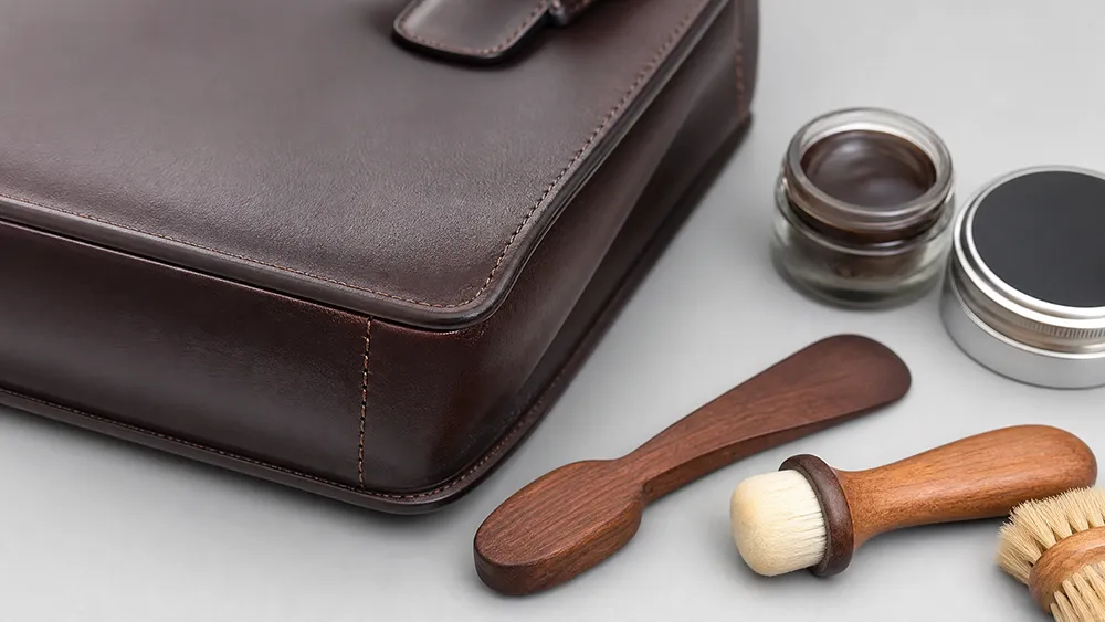 genuine leather bag edge repair: stop leather bag edge from getting sticky