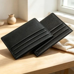 Genuine leather card holder