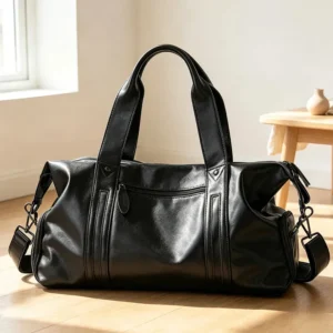 Genuine leather travel bag