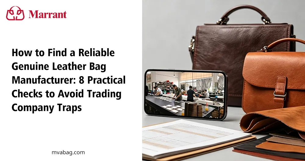 How to Find a Reliable Genuine Leather Bag Manufacturer