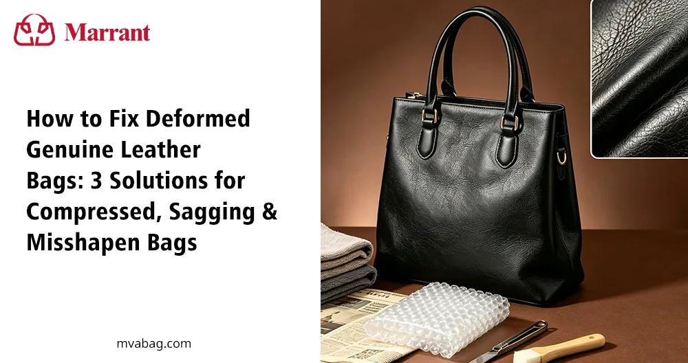 How to Fix Deformed Genuine Leather Bags