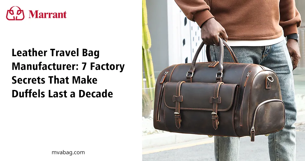 Leather Travel Bag Manufacturer