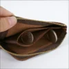 Crazy Horse leather coin purse PK-118 with divided interior