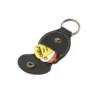 Black PY-008 leather guitar pick pouch