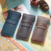 T03 leather pen pouch small and large size comparison