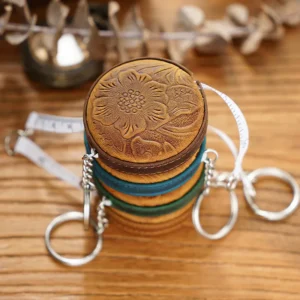 leather mini measuring tape