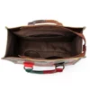 colourful cowhide tote bag 10661 with organized interior pockets