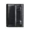 Black leather wallet 1135 exterior card pocket