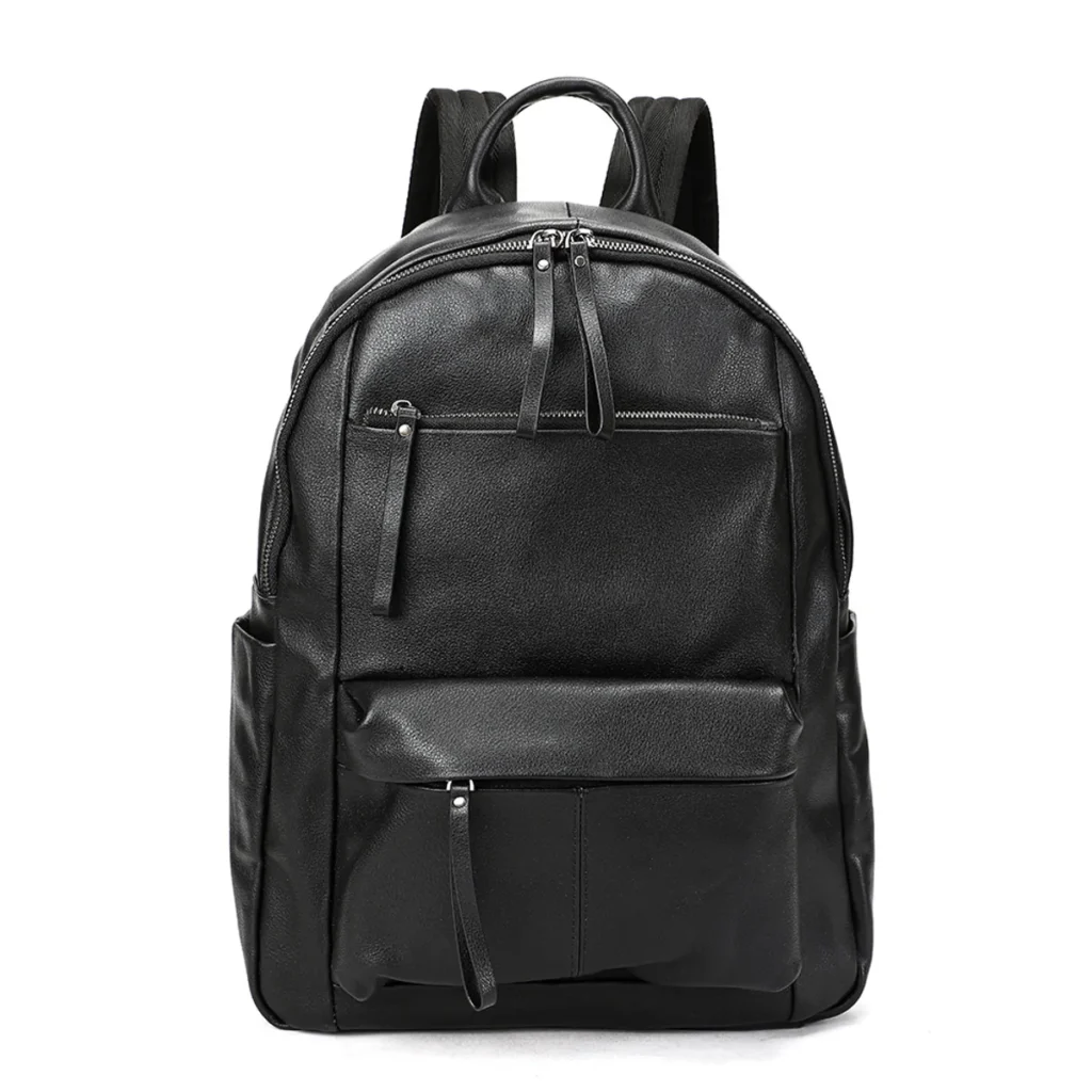 Black backpack bulk style 2281 in cowhide