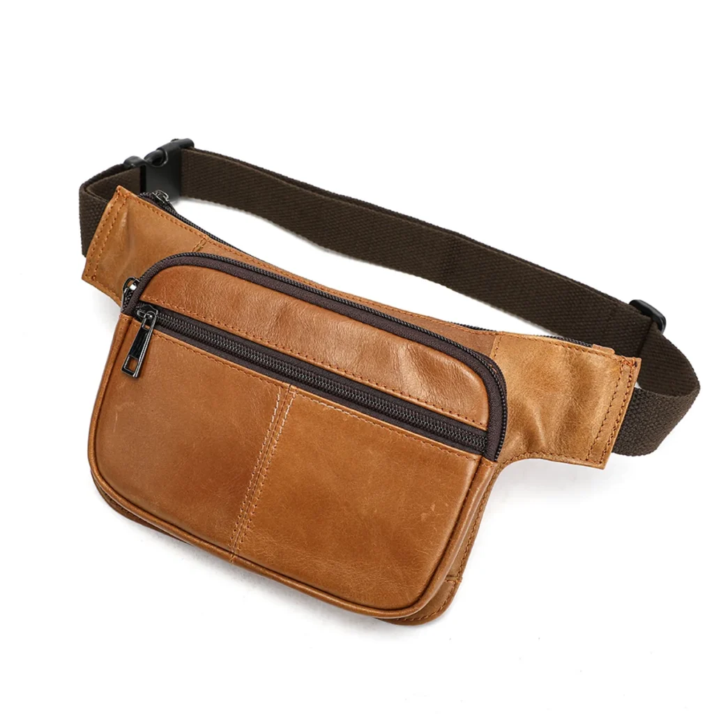 waist bag style 7468 in Brown cowhide