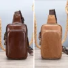 brown and coffee sling bags in bulk style 7589